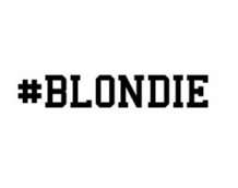Strijkapplicatie #blondie